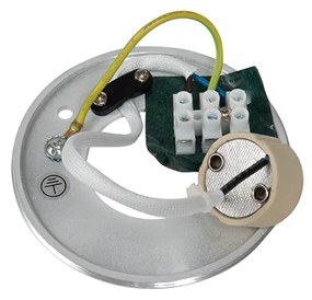 Модерен квадратен прожектор за баня бял - Capa