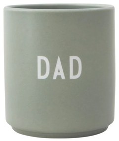 Зелена порцеланова чаша 300 ml Dad - Design Letters
