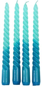 Свещи в комплект от 4 бр. време за горене 3 ч. Dip Dye - Rex London