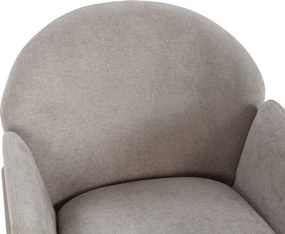 Бежови тапицирани трапезни столове в комплект 2 бр. Aslin – MOME