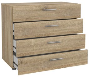 Комод с дъбов декор , 80 x 68 cm Pepe - Tvilum