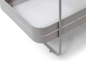 Метална маса за сервиране на колелца 74x42 cm Gin &amp; Trolley – Spinder Design