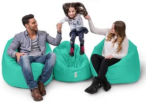 Градински пуф Iyzi 100 Cushion Pouf, цвят Тюркоаз