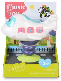 Moni toys  -  Бебешки музикален светещ самолет K999-139B