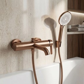 Смесител за вана Rea Ontario Side Brush Copper