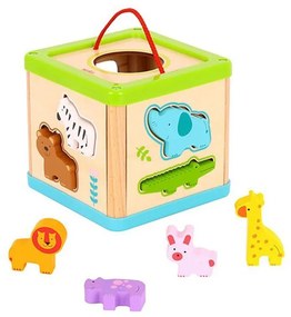 Tooky Toy - Дървен сортер с животни TL642