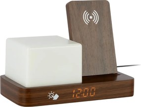 Дигитална/настолна аларма с безжично зарядно Retro LED Night Light – Karlsson
