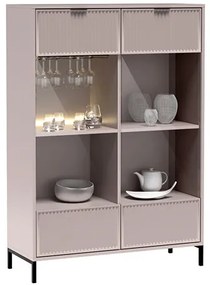 шкаф-витрина с две стъклени врати LINKaSTYLE LS-8