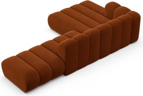 Оранжев ъглов диван (ляв ъгъл) Lupine – Micadoni Home