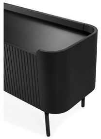 Черна маса за телевизор 180x55x40 cm Willa – MOME