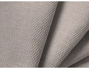 Светлосиво тапицирано двойно легло с място за съхранение с включена подматрачна рамка 160x200 cm Brody – Mazzini Beds