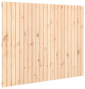 824968 vidaXL Стенна табла за спалня, 140x3x110 см, борово дърво масив