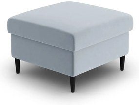 Светлосиня кадифена табуретка Kyoto – Cosmopolitan Design