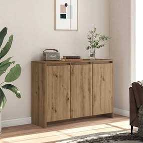 856781 vidaXL Сайдборд, дъб артизан, 102x33x75 см, инженерно дърво