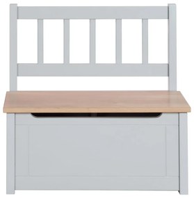 Кафяво-сива детска пейка Woody – Roba