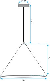Плафон APP1442-1CP WOOD