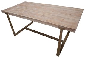 Трапезна маса в естествен цвят 180x90 cm Ankara – Mauro Ferretti