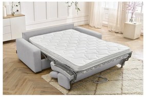 Светлосив разтегателен диван 215 cm Monaco – Bobochic Paris