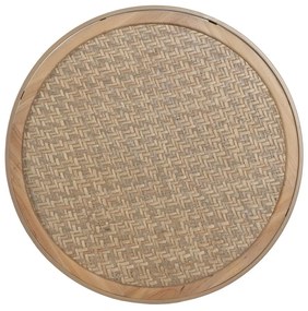 Ратанова кръгла масичка за кафе в естествен цвят ø 70 cm – Ixia