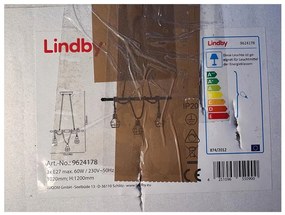 Lindby - Пендел VENTURA 3xE27/60W/230V