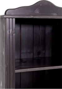 Кафява библиотека от масивен бор 70x181 cm Ella – Støraa