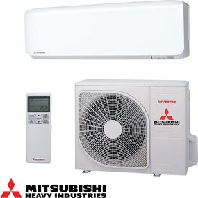 Инверторен климатик Mitsubishi Heavy Industries SRK50ZS-WF + SRC50ZS-W, 18000 BTU, 36 м2, А++, Wi-Fi, R-32, Антиалерген система, Бял