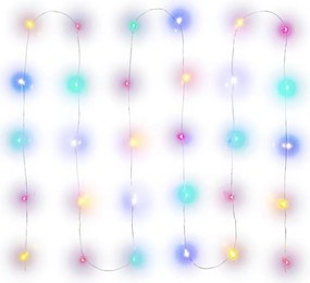 Retlux - LED  гирлянда 30xLED/2xAA 3,3m многоцветна