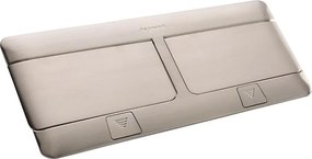Legrand 54023 - За контакт Рамка за дъска на масата POP-UP 2x4M неръжда.
