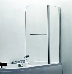 Подвижен параван за вана ICS 112C R, 100х140см, 5мм