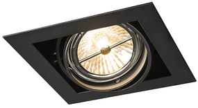 Вграден прожектор черен G53 111mm регулируем - Oneon