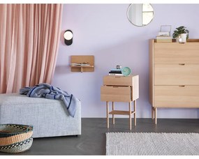 Стенен рафт от декор от дъб естествен 35 cm Less – Hübsch