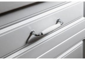 Бял шкаф за баня 40x184 cm Favolo – Sapho