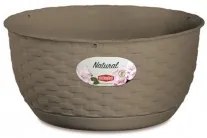 Stefanplast - Кашпа панер Natural Line 30 см - беж