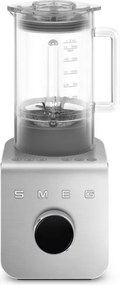 Блендер Smeg Collezione BLC02WHMEU, 1400W, 1.5 л, 22000 об/мин, 5 програми, 9 скорости, Трошене на лед, Неръждаема стомана, Бял/Инокс