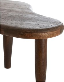 Масичка за кафе от масивно манго в тъмно естествен цвят 64x102 cm Canzo – Light &amp; Living