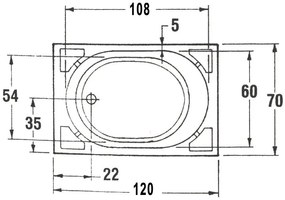 Вана Sanitec Gloria 120 με Seat