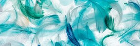 Картина на платно – Зелени пера
