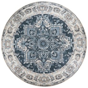 Син кръгъл килим ø 200 cm Havana - House Nordic