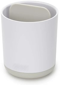 Бяла пластмасова чаша за четки за зъби Duo – Joseph Joseph