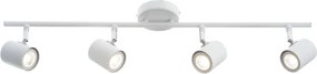 Релса - Точкова светлина Graci осветително тяло с четири светлини-бял