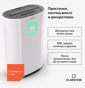 Klarstein DryFy Pro Connect 20 Smart, изсушител, WiFi, компресия, 20l/d, 20-30м²