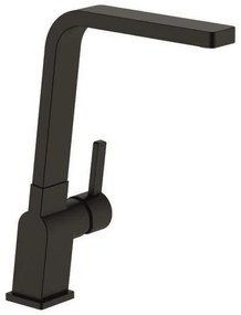 Смесител за кухня ICF 7163105B, месингов, черен мат, 30.4x25.7см