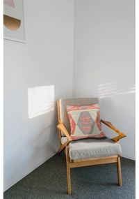 Възглавница за открито от рециклирана пластмаса Теракота, 45 x 45 cm - Green Decore