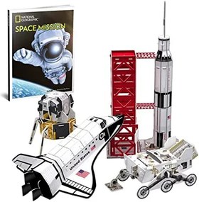 Cubic Fun - Пъзел 3D National Geographic Космическа мисия Space Mission 80 части