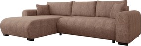Ъглов диван Merkos-Светло кафяво