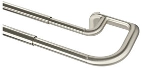 Стоманен разтегателен двоен корниз 213 - 365 cm Twilight – Umbra