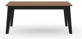 Сгъваема трапезна маса с орехов плот в естествен цвят 100x180 cm Shadow – TemaHome