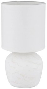 Globo 21739W - Настолна лампа MARBLE 1xE14/40W/230V бял