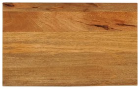 370560 vidaXL Плот за маса, жив ръб, 60x20x3,8 см, масивно дърво манго