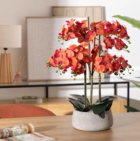 Изкуствено растение atmosphera Sanae Orchid, 65 cm